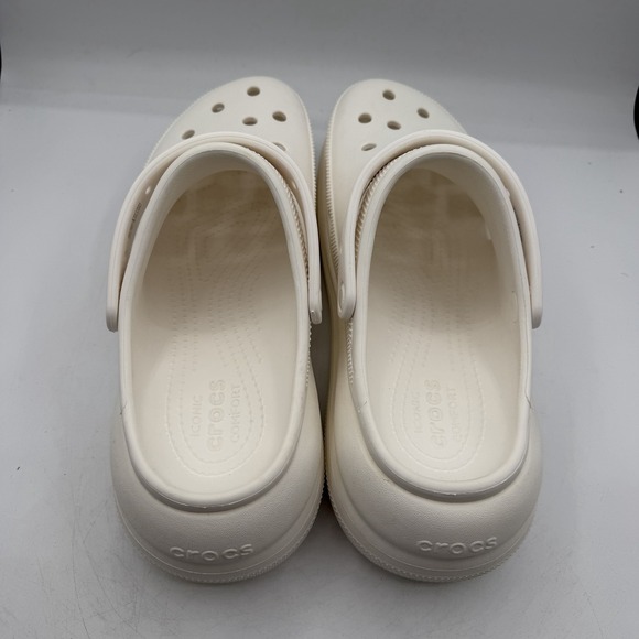 Crocs Classic‎ Crush Clogs Mens Sz 12 White Slip On Comfort Shoes main image 10